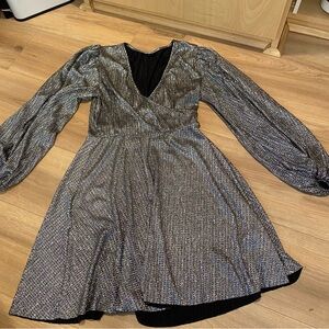 ADORABLE silver dress